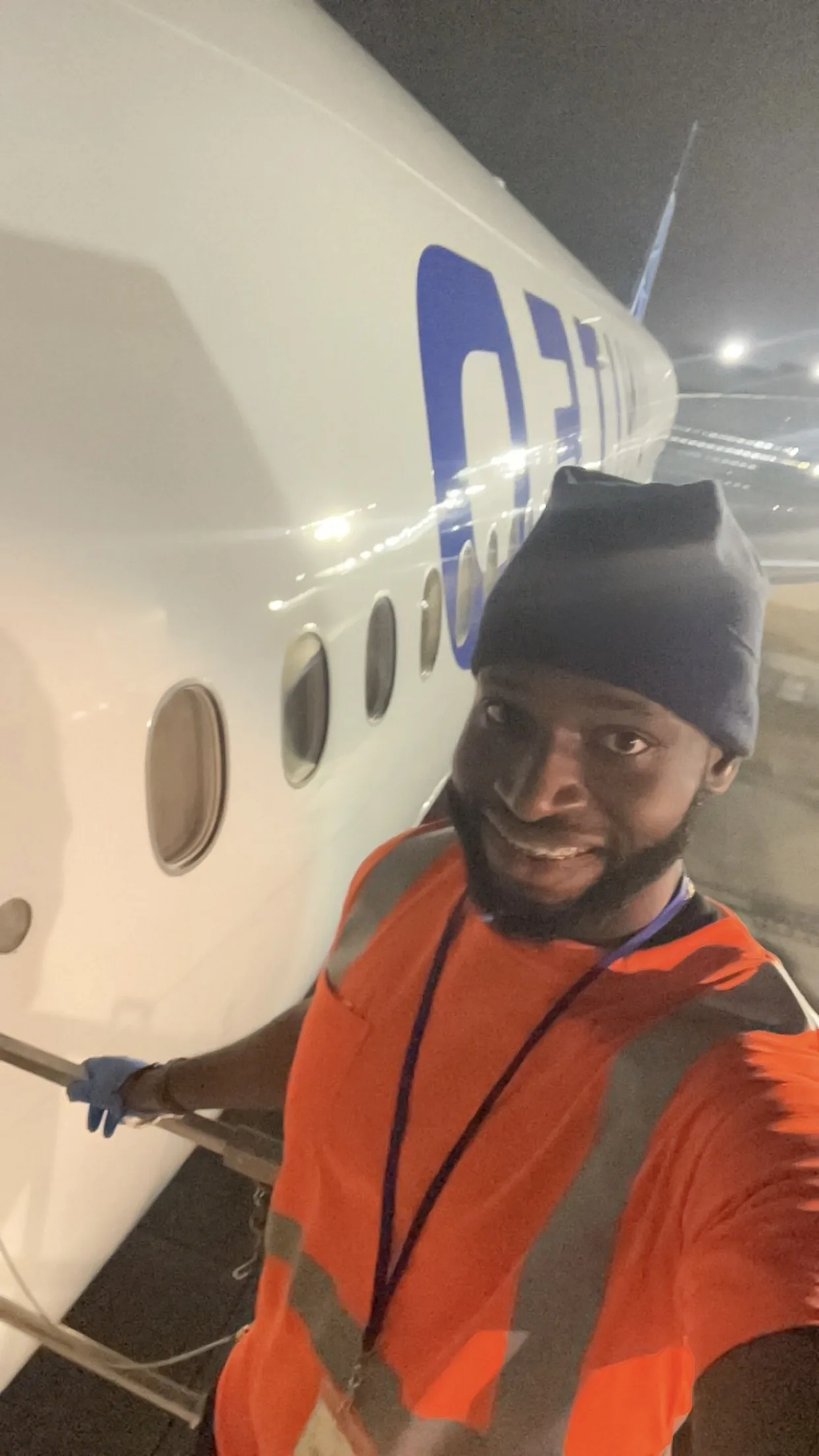 Victory Ulasi on the ramp